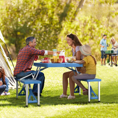4Ft Folding Picnic Table Set