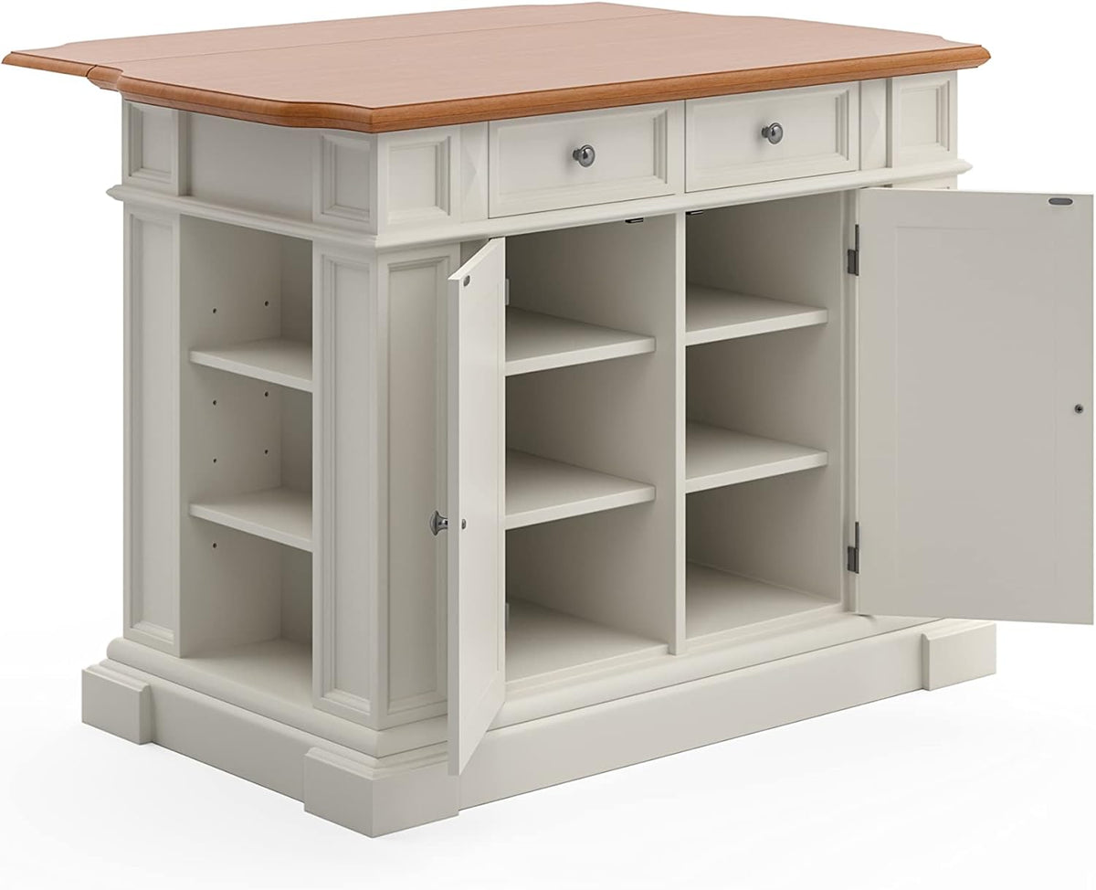 White Kitchen Island