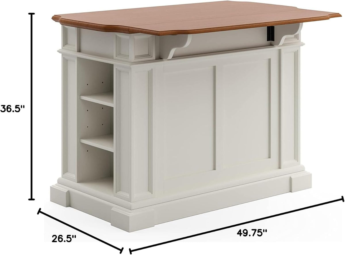 White Kitchen Island