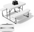 All‑Weather Steel Frame Picnic Table Set