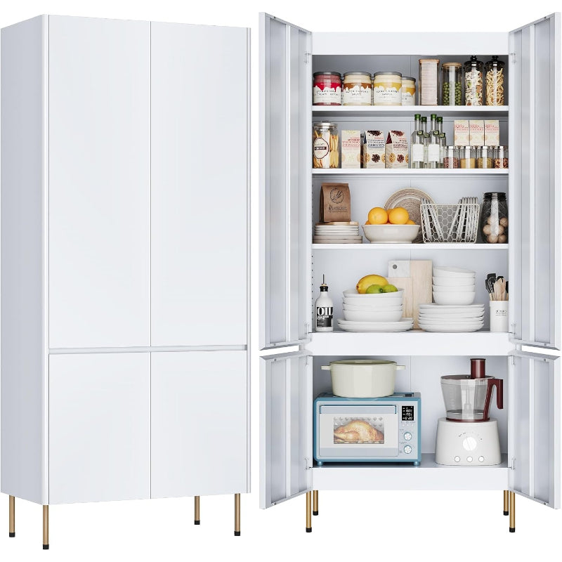 71" Tall Metal Pantry Cabinet