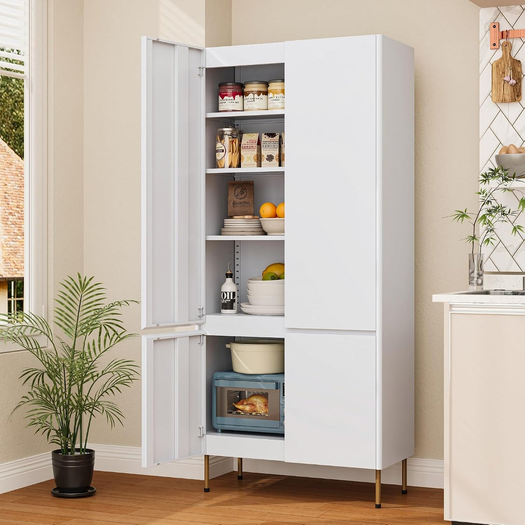71" Tall Metal Pantry Cabinet