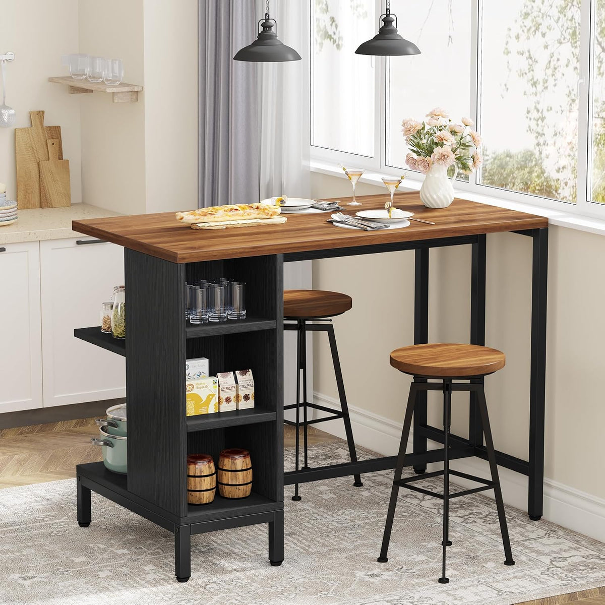 43" Butcher Block Kitchen Island