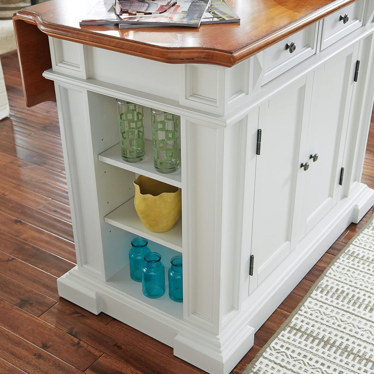 White Kitchen Island